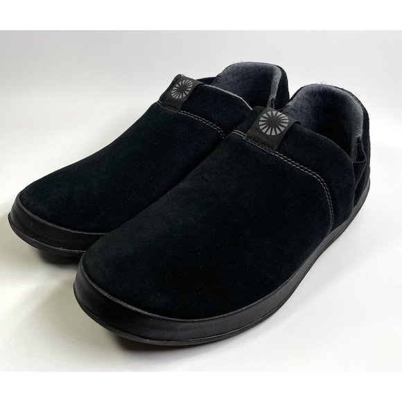 Ugg Men's 1017266 Hanz Black Ankle-High Suede Slipper Pull on  9M EUR 42 - Picture 5 of 10